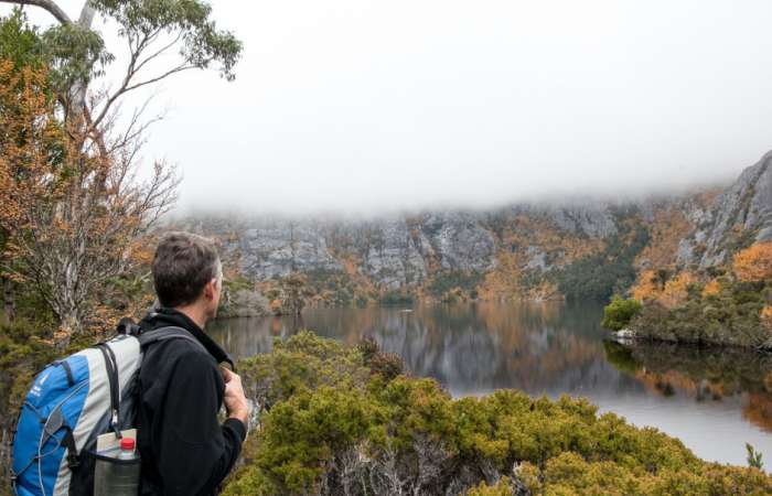 Hiking Tasmania Crater Lake